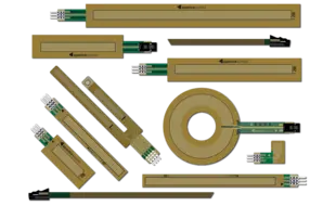 Image of a variety of Spectra Symbol's many custom & stock HotPot potentiometers & position sensors