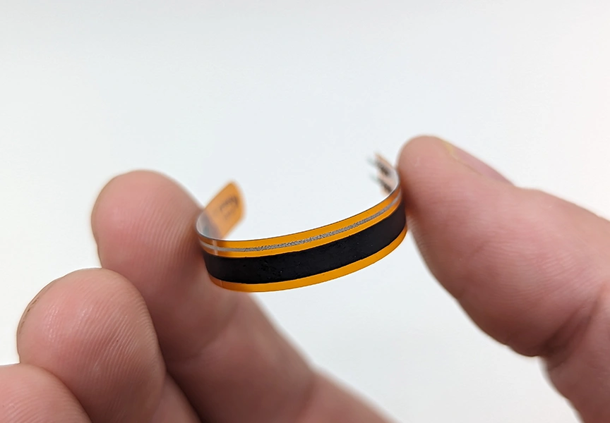 Image of new Spectraflex bend capabilities in human hand